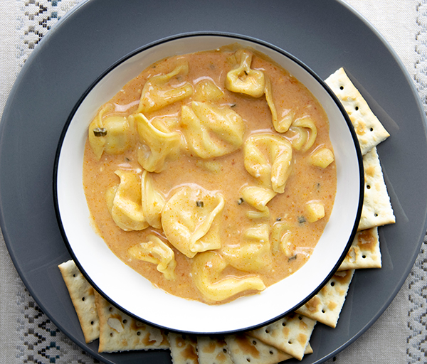 Tomato-Tortellini Soup