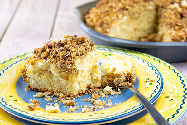 Sweet Coffee Cake with a Crunch