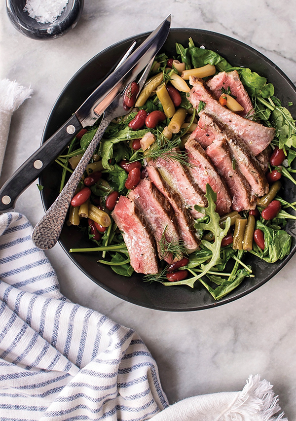 3 Bean and Steak Salad