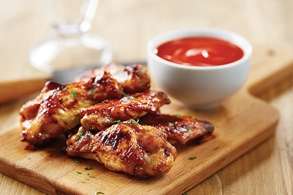 Honey Sriracha Grilled Wings