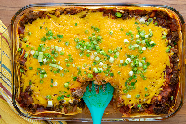 ARDELLES ENCHILADA CASSEROLE