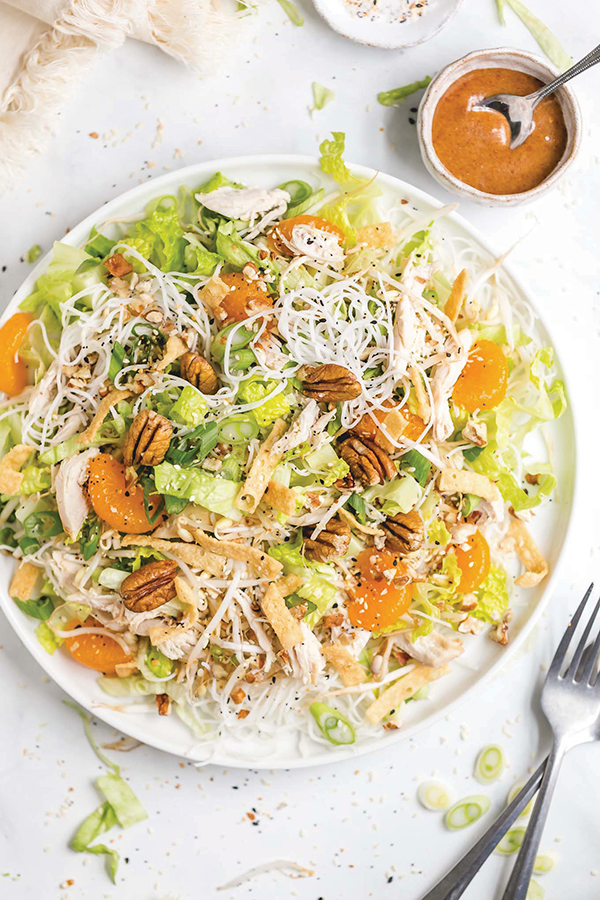 Chinese Chicken Salad with Pecans