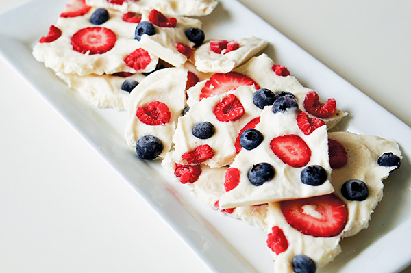 greek yogurt bark