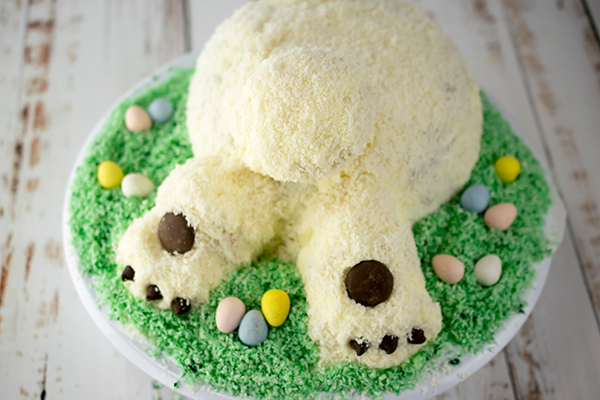 Easter Bunny Butt Cake