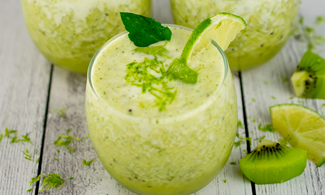 A Luscious Lime Smoothie for Hot Summer Days