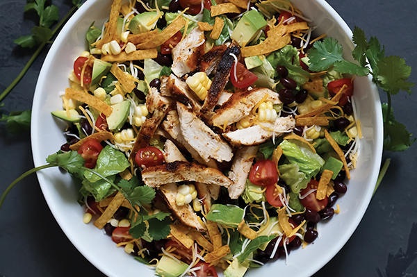 Chopped Chicken Taco Salad