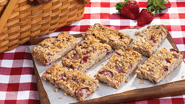 Pine Nut Strawberry Rice and  Bars Cheesy Quinoa Bites