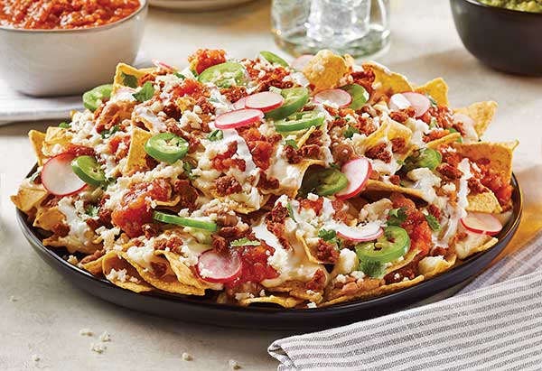 Cheesy Chorizo Nachos