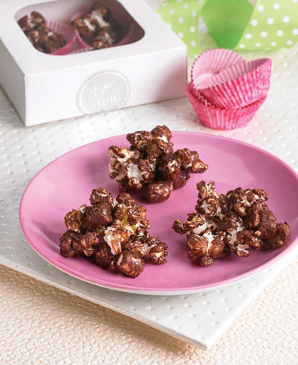 Rocky Road Popcorn Clusters