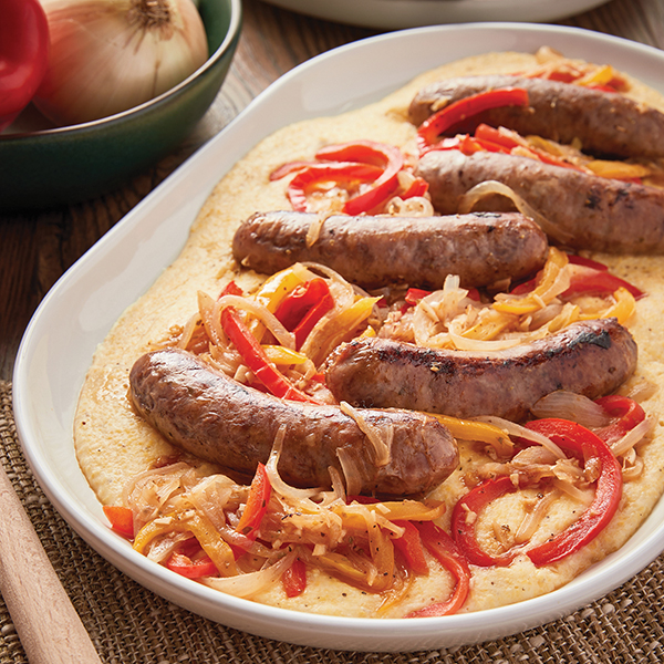 Sweet Italian Sausage Polenta