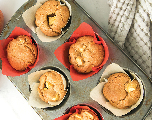 Apple Blondie Cupcakes