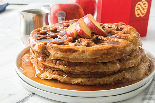 Apple Cinnamon Waffles