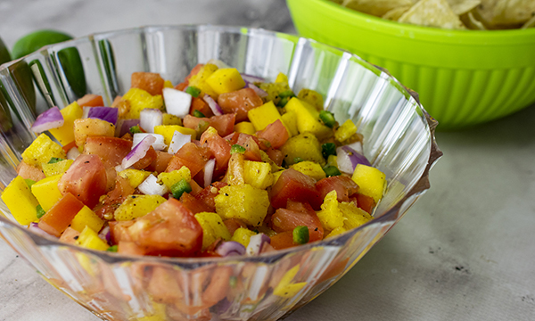 Citrus, Mango and Pineapple Salsa