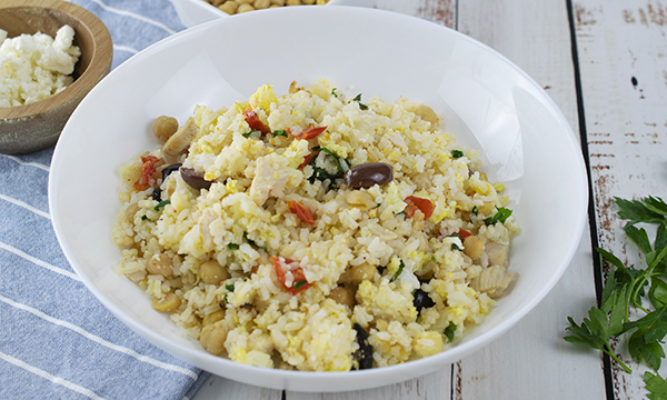 Greek Chicken Fried Rice