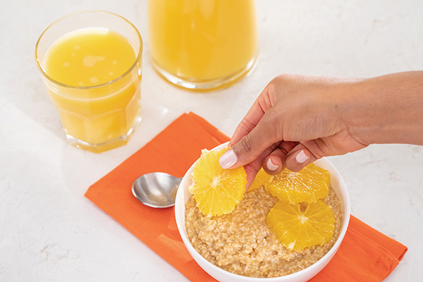 Orange Oatmeal