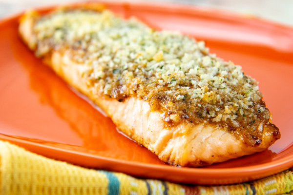 Honey Mustard Crunch Salmon