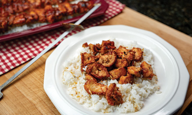 Grilled Chicken Skewers