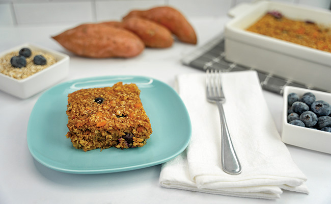 17696 VID Sweetpotato Blueberry Baked Oatmeal detail image embed