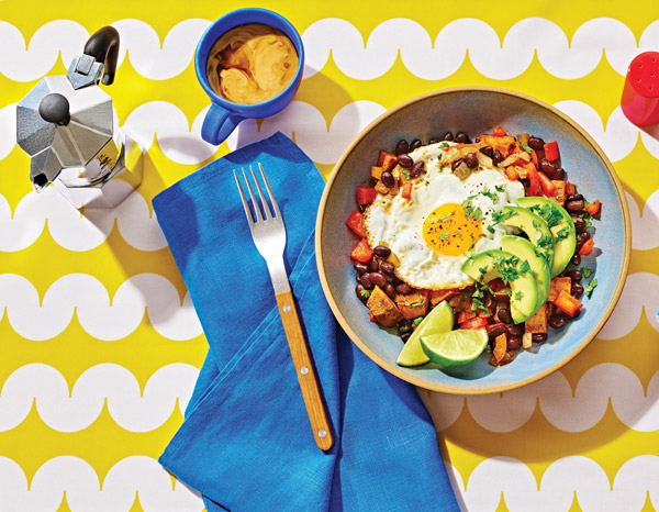 Meals for the New Year: While you’re easing your family back into routines in the new year, simple, wholesome meals can help you stretch your grocery dollars further and find your rhythm in the kitchen again. This Sweet Potato Breakfast Bowl satisfies both eyes and stomachs through a combination of black beans, eggs and sauteed vegetables. 