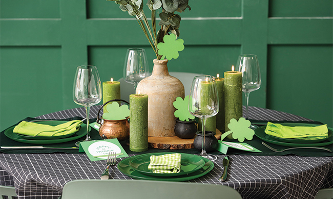 Spruce Up Your Home: Spring is just around the corner, and there are few better ways to freshen up your home than with a wee bit of St. Patrick’s Day decor.