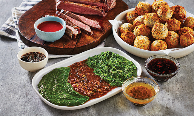As the weather breaks and spring brings increased opportunities for families to get outside, activities, adventures and jam-packed calendars abound. Bring a little moment of happiness to busy family mealtimes during the spring season with these recipes for Crispy Air Fryer Potato Nuggets and Basil Pesto Mashed Potatoes.
