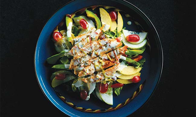 Top Tender Chicken with a Creamy Dressing for a Light, Refreshing Meal