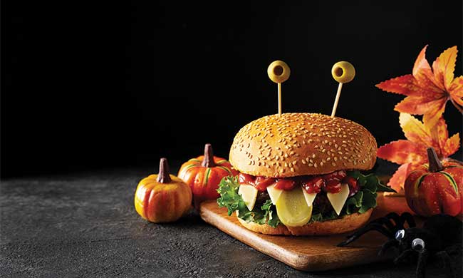 Halloween Monster Burgers That Just Might Bite Back