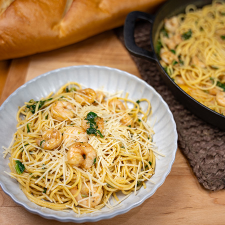 Save Summer Dinners with Shrimp Spaghetti